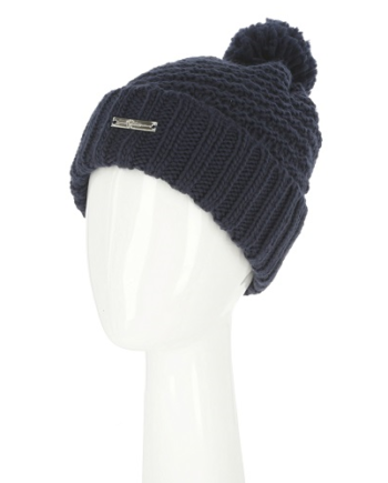 Covalliero Wool Hat Navy
