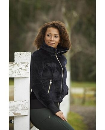 Covalliero Teddy Jacket for Ladies - Anthracite